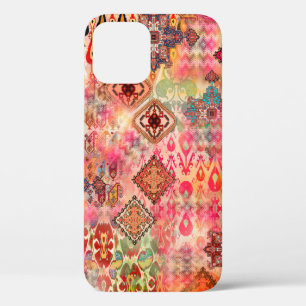 Funda Para iPhone 12 Bonito patrón étnico sin foco en digi abstracto