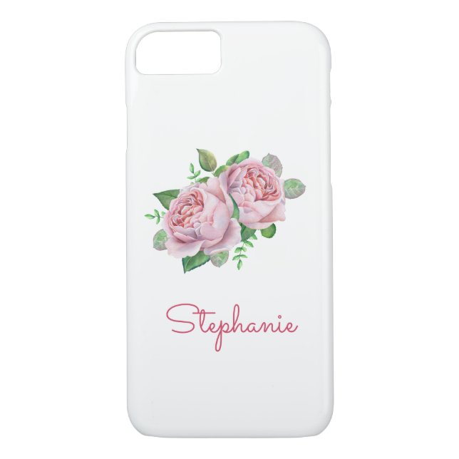 Funda De Case-Mate Para iPhone Bonito rosa rosa (Reverso)