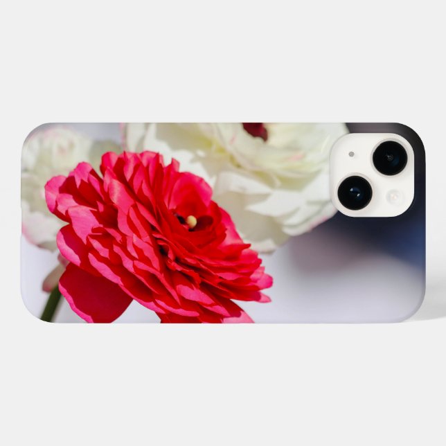 Funda De Case-Mate Para iPhone Bonito Spring Peonies (Reverso  (Horizontal))