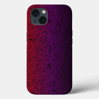 Funda Para iPhone 13 Bonito Tejidos de Parqué Altas Ras