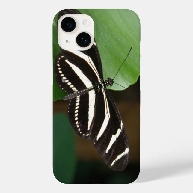 Funda De Case-Mate Para iPhone Bonito Zebra Longwing Butfly (Reverso )