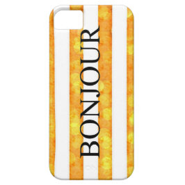 title_seo2 Bonjour Naranja Stripe Bokeh