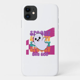 Funda Para iPhone 11 Boo Espeluznante