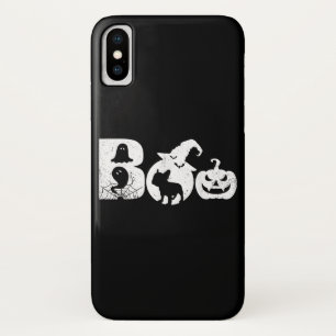 Funda Para iPhone X Boo Halloween Disfraces Regalos de Bulldog francés