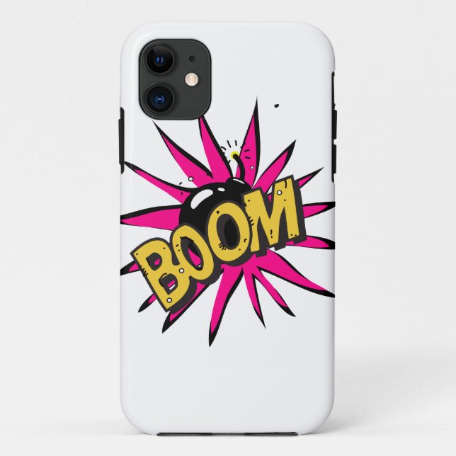 Funda De Case-Mate Para iPhone ¡BOOM! Explosión (Reverso)