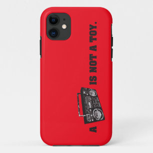 Funda Para iPhone 11 Boombox no es un juguete