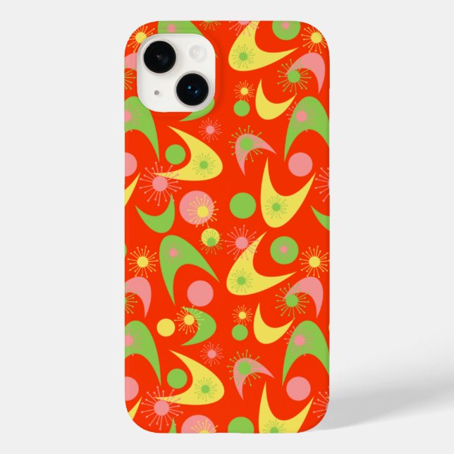 Funda De Case-Mate Para iPhone Boomerangs Retro (Reverso )