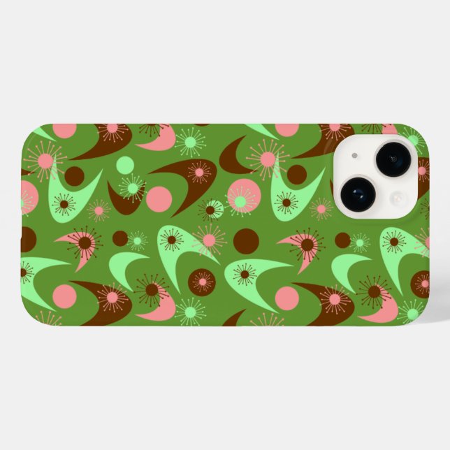 Funda De Case-Mate Para iPhone Boomerangs Retro (Reverso  (Horizontal))