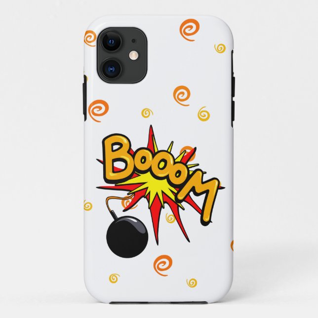 Funda De Case-Mate Para iPhone ¡Booom! (Reverso)