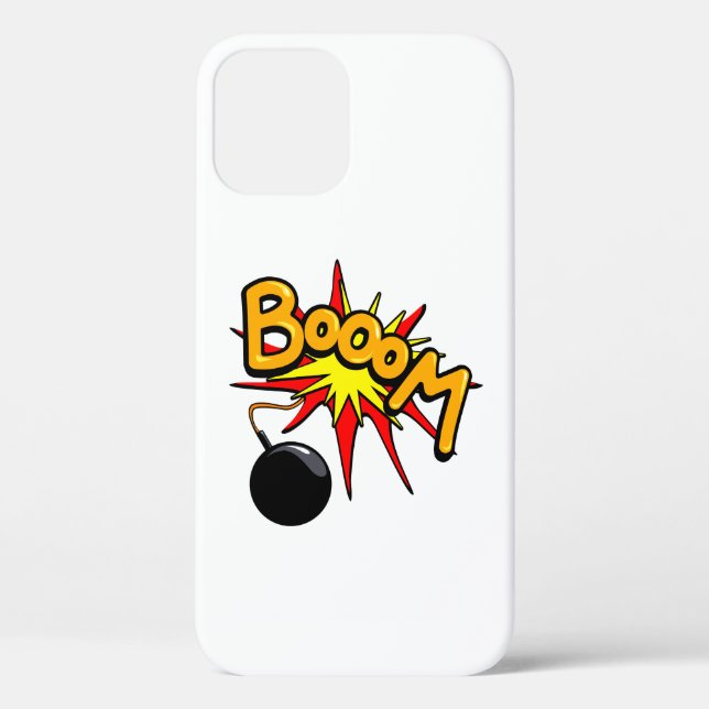 Funda De Case-Mate Para iPhone ¡Booom! (Reverso )