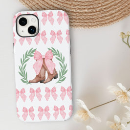 Funda Para iPhone 14 Plus De Case-Mate Boots de niña se rebotan Laurel Wreath y arcos ros