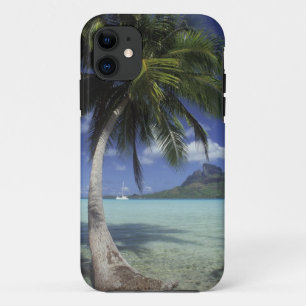 Funda Para iPhone 11 Bora Bora, Polinesia Francesa Mt. Otemanu visto