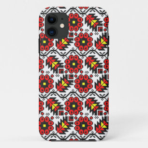Funda Para iPhone 11 Bordado Folklore Arte costillar flor floral