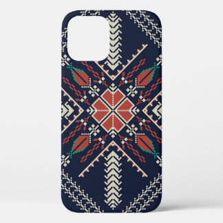 Funda Para iPhone 12 Bordado palestino: Diseño de patrones tradicionale