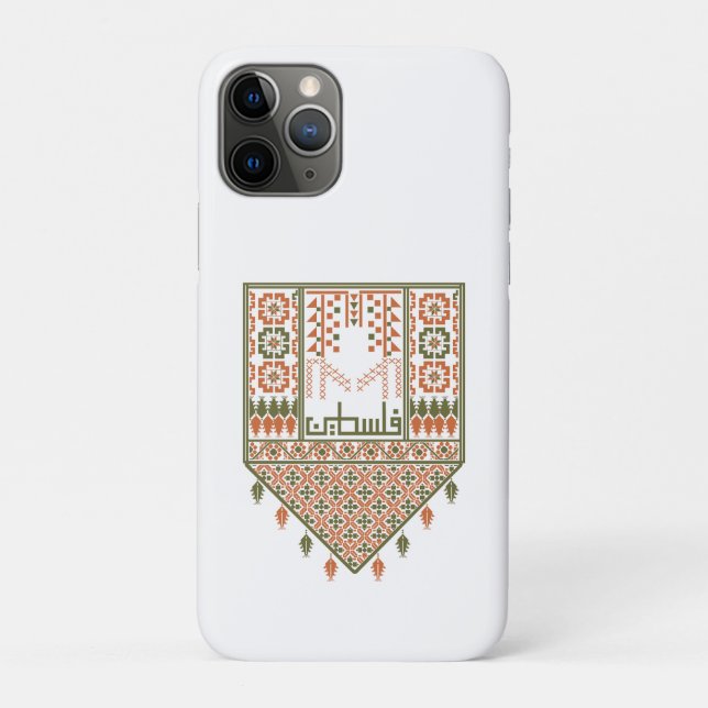 Funda De Case-Mate Para iPhone bordado palestino tradicional tatreez impreso (Reverso)