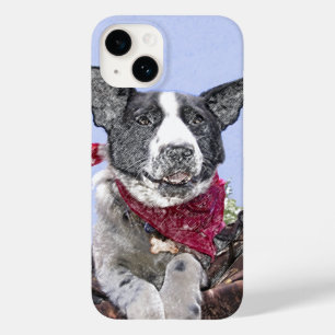 title_seo2 Borde Collie Heeler Mezcla Rescue Dog Sketch Art