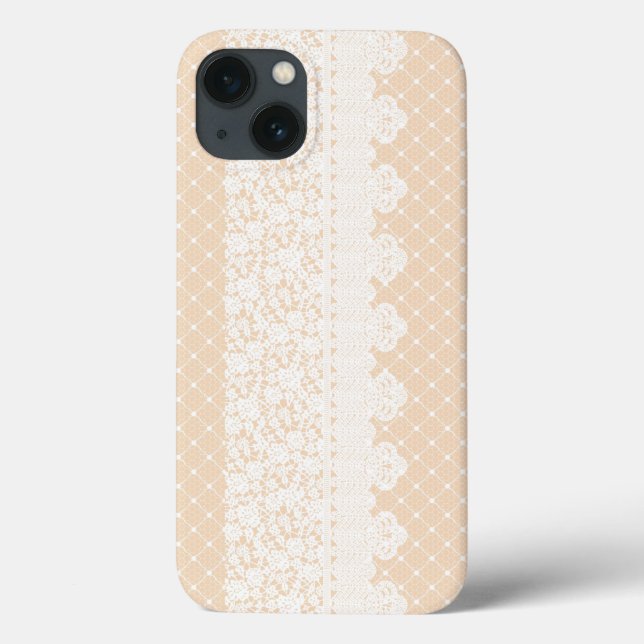 Funda De Case-Mate Para iPhone Borde de encaje (Reverso)