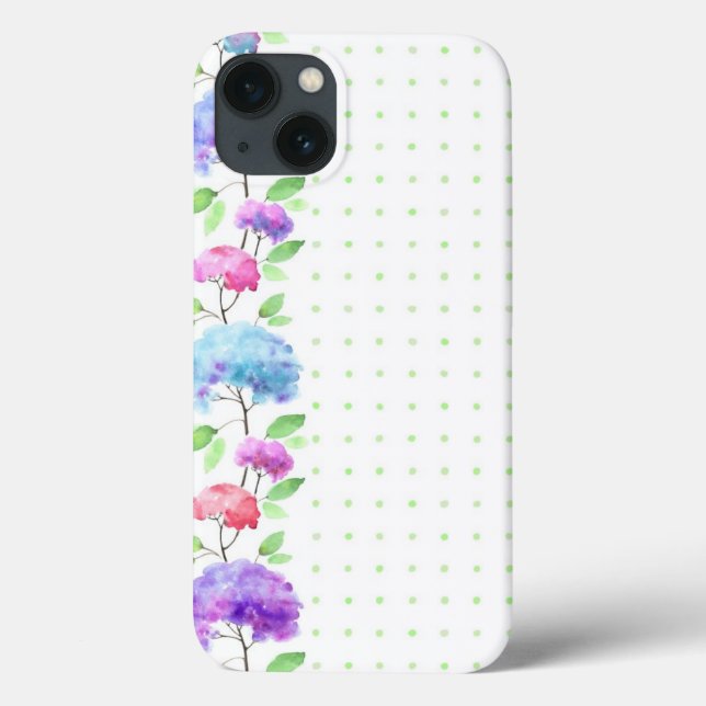 Funda De Case-Mate Para iPhone Borde de patrón fluido vertical (Reverso)