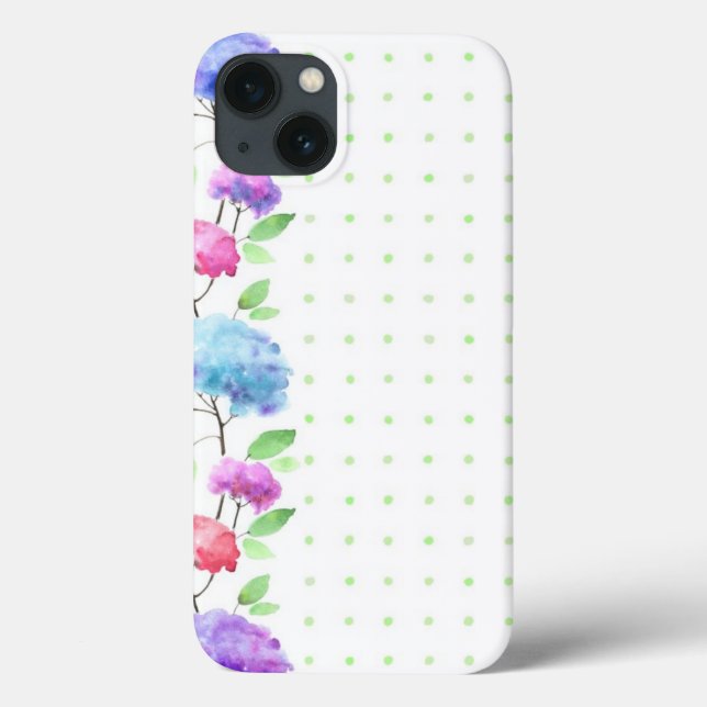 Funda De Case-Mate Para iPhone Borde de patrón fluido vertical (Reverso)