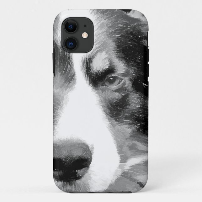 FUNDA DE Case-Mate PARA iPhone BORDER COLLIE (Reverso)