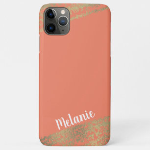 Funda Para iPhone 11 Pro Max Bordes de oro de papel de aluminio sofisticados en