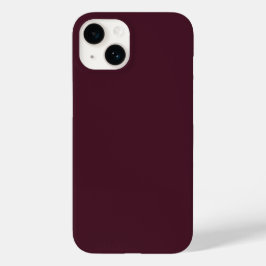 Funda Para iPhone 14 De Case-Mate Borgoña de frambuesa, borgoña sólida