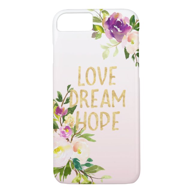 Funda De Case-Mate Para iPhone Borgoña rosa floral amor esperanza (Reverso)