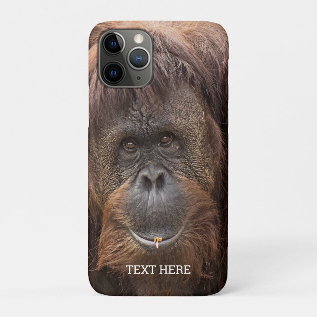 Funda De Case-Mate Para iPhone Borneo Orangutan Beautiful Photography (Reverso)
