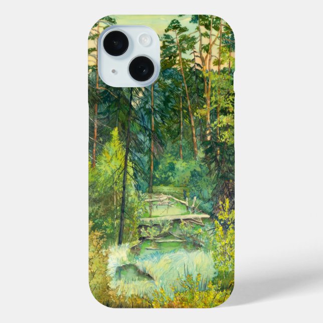 Funda De Case-Mate Para iPhone Bosque (Reverso )