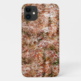 Funda Para iPhone 11 Bosque de Acer bajo algodón o roca bajo tierra roj