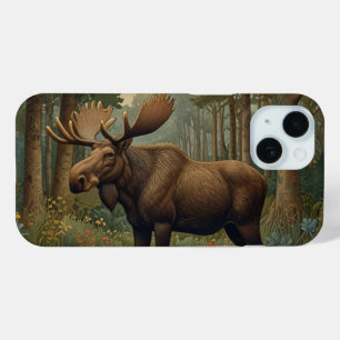 Funda Para iPhone 15 Bosque de bosque rústico de ganso boho