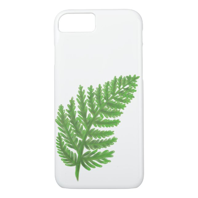 Funda De Case-Mate Para iPhone Bosque de bosques de bosques de helechos verdes (Reverso)