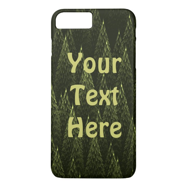 Funda De Case-Mate Para iPhone Bosque de Conifer Fractal (Reverso)