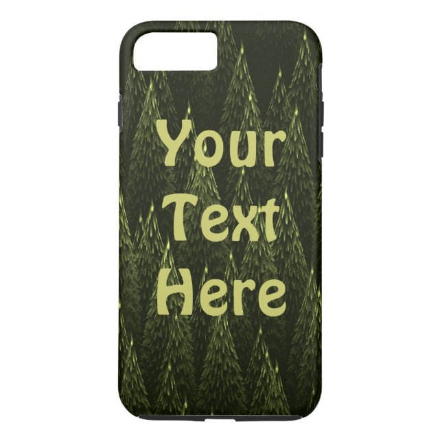 Funda De Case-Mate Para iPhone Bosque de Conifer Fractal (Reverso)