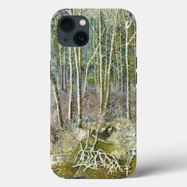Funda De Case-Mate Para iPhone bosque de invierno (Reverso )