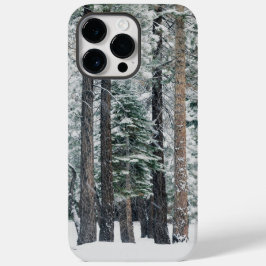 Funda Para iPhone 14 Pro Max De Case-Mate Bosque de Invierno Nieve Árboles