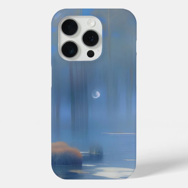 Funda De Case-Mate Para iPhone Bosque de niebla de Japón (Reverso )