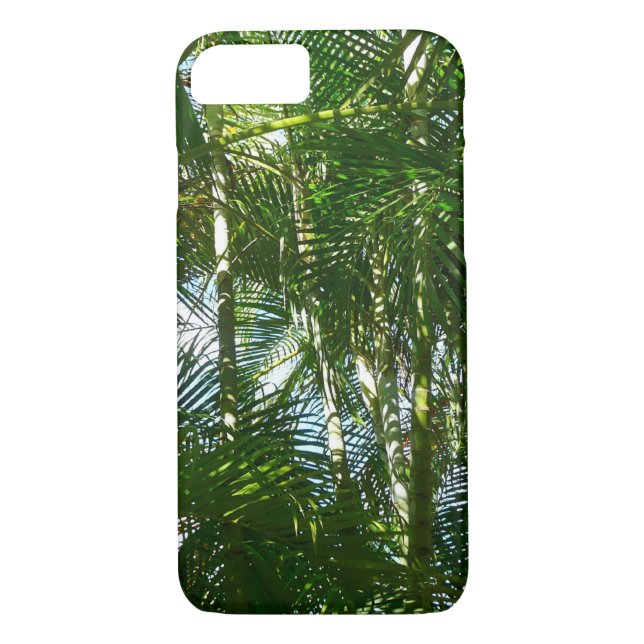 Funda De Case-Mate Para iPhone Bosque de palmeras Naturaleza tropical (Reverso)