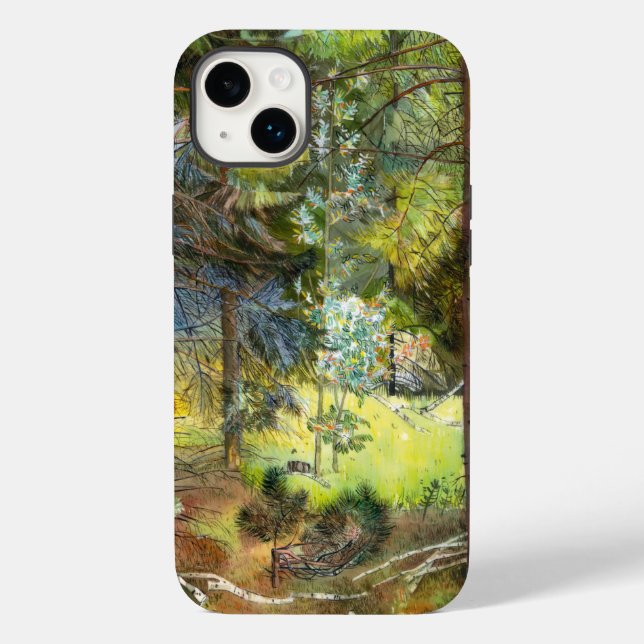 Funda De Case-Mate Para iPhone Bosque de pino (Reverso )