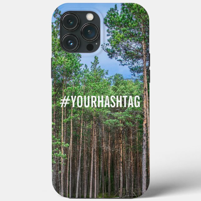 Funda De Case-Mate Para iPhone Bosque de pinos (Reverso )