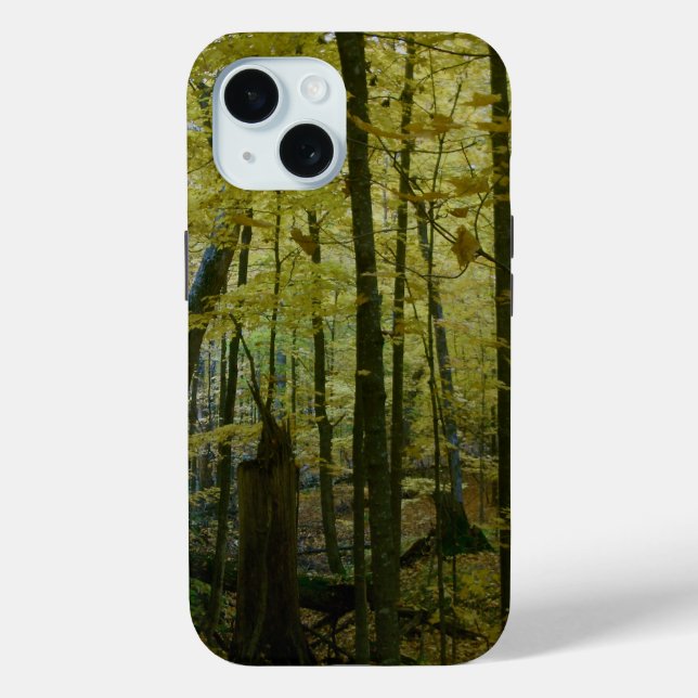 Funda De Case-Mate Para iPhone Bosque en el cambio de otoño (Reverso )