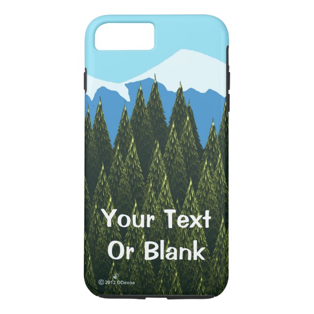 Funda De Case-Mate Para iPhone Bosque fractal (Reverso)