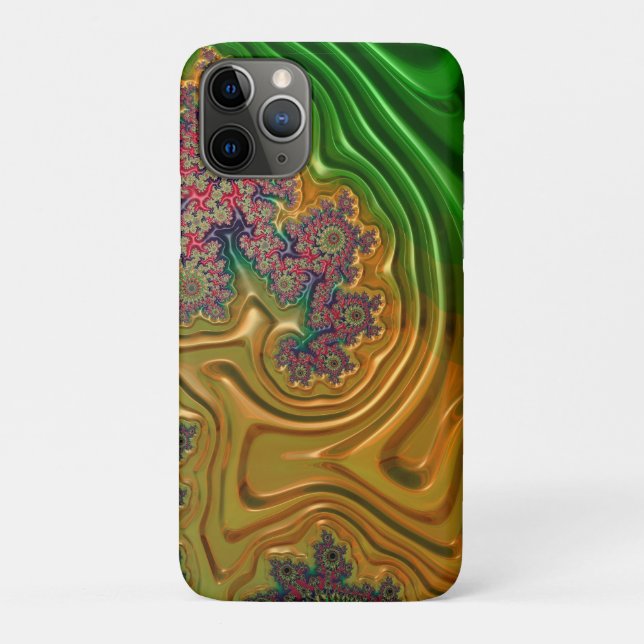 Funda De Case-Mate Para iPhone Bosque fractal (Reverso)
