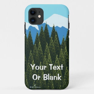 Funda Para iPhone 11 Bosque fractal
