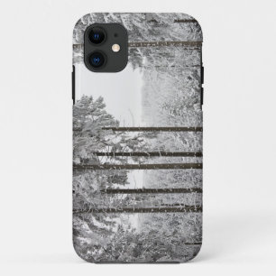 Funda Para iPhone 11 Bosque imperecedero en invierno