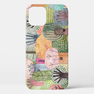 Funda Para iPhone 12 Bosque Infantil: fondo acuarela.