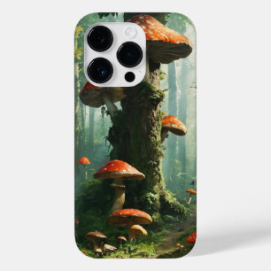 Funda Para iPhone 14 Pro De Case-Mate bosque mágico, mosca agaric, bosque de hadas, mági