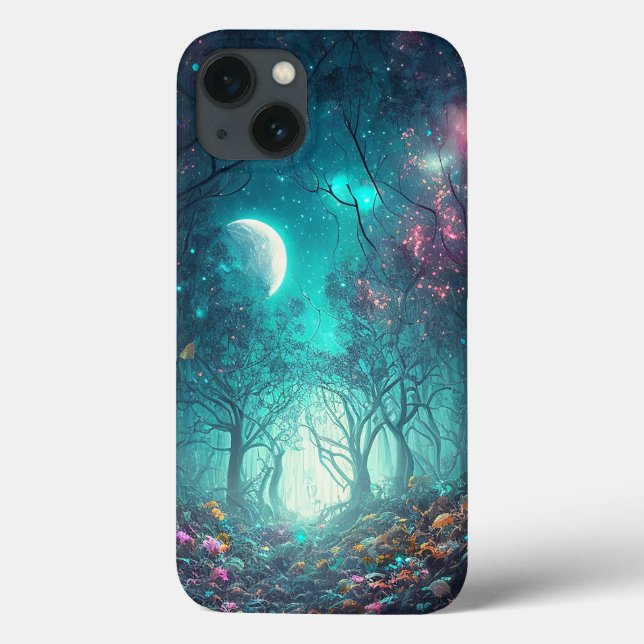 Funda De Case-Mate Para iPhone Bosque místico (Reverso)