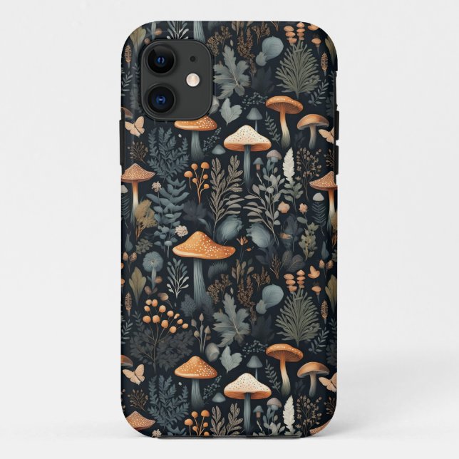 Funda De Case-Mate Para iPhone Bosque Toadstool (Reverso)