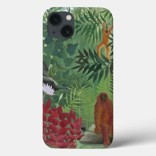 title_seo2 Bosque tropical con Monkeys, 1910 (aceite en lona)